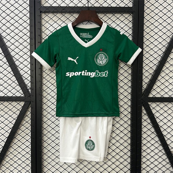 Camiseta Palmeiras Replica Primera Ropa Niño 2025/26